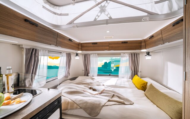 You are sure to find peace and relaxation in this spacious lounge area with a view.